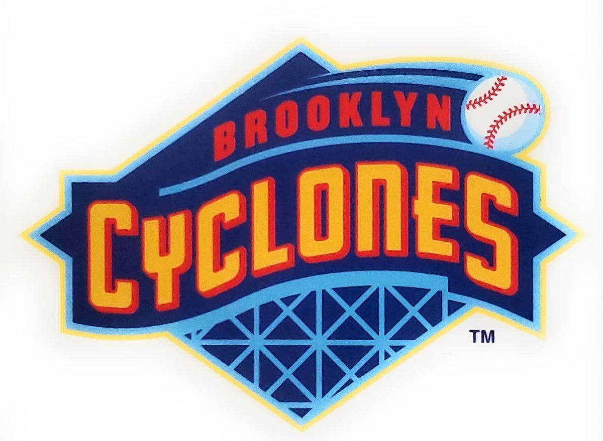 Brooklyn Cyclones 3 Inch Flat Static Cling Decal 1