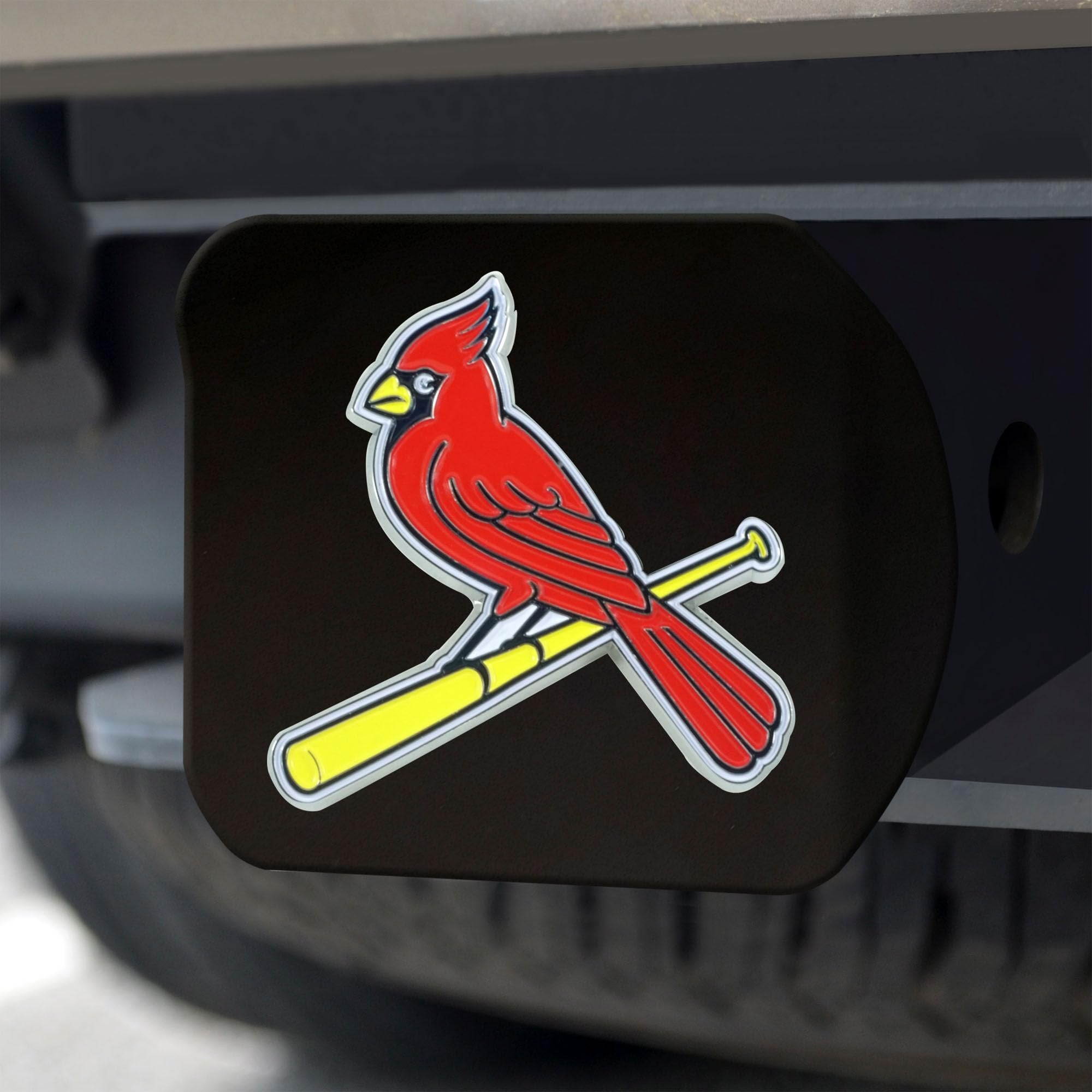 FANMATS 26719 St. Louis Cardinals Color Hitch Cover - Black