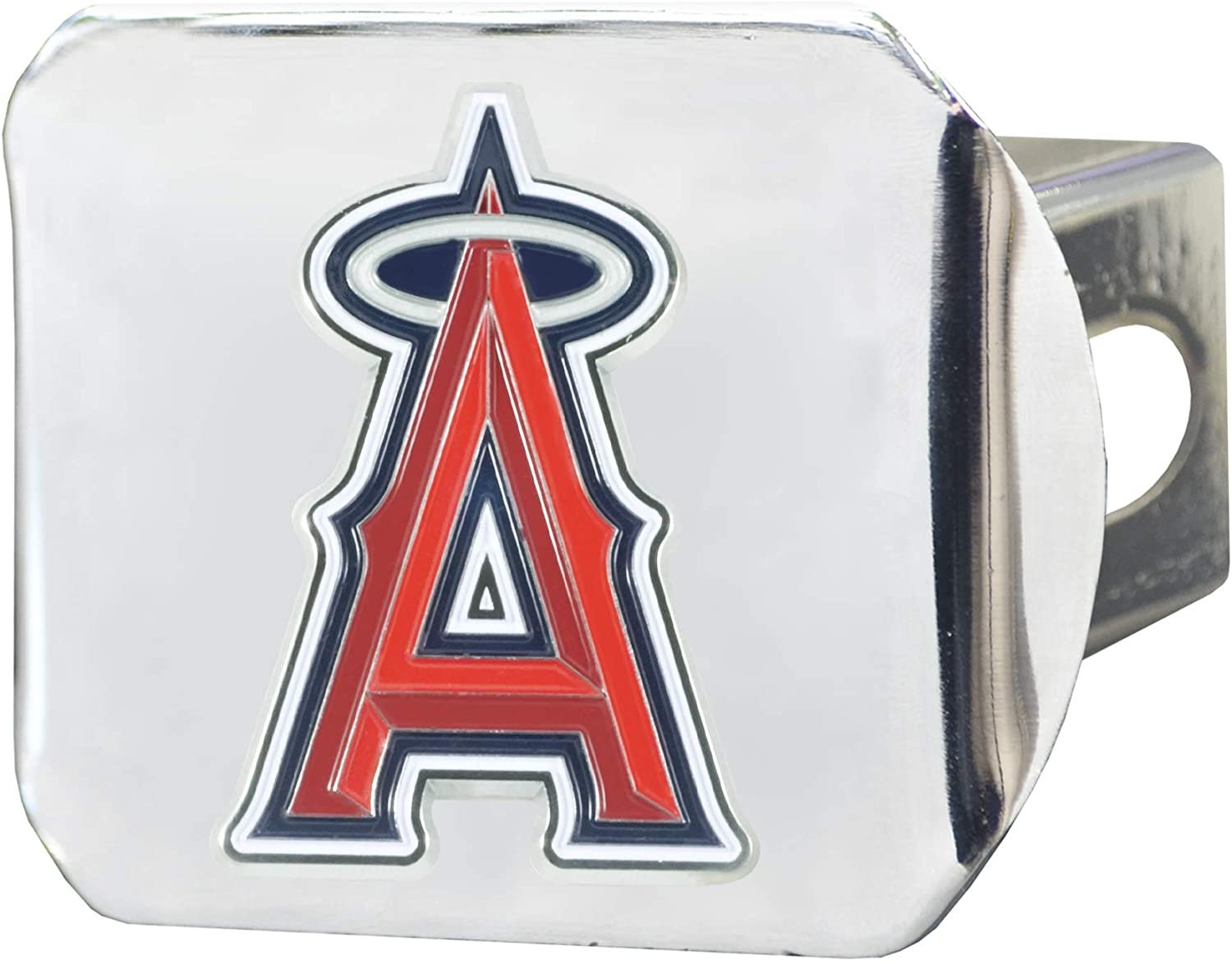 Los Angeles Angels Hitch Cover Solid Metal with Raised Color Metal Emblem 2" Square Type III