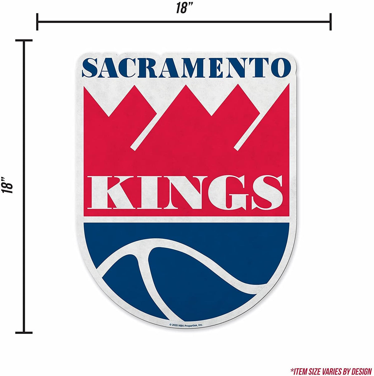 Sacramento Kings Soft Felt Pennant, Retro Design, 18 Inch 4