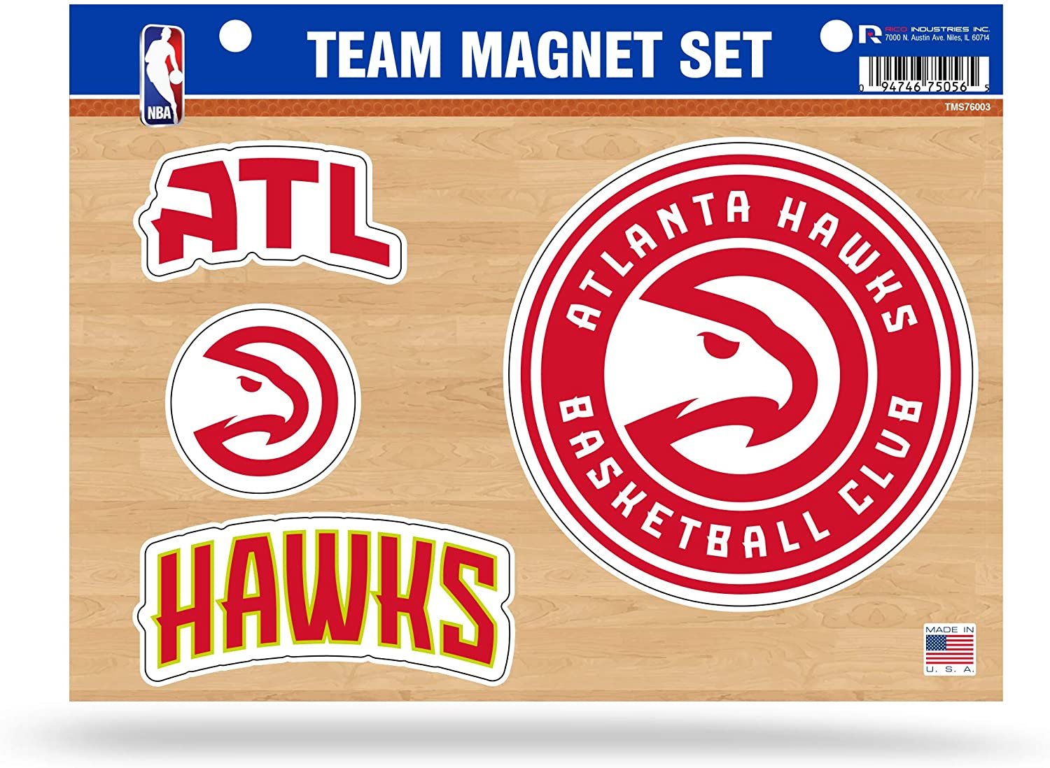 Atlanta Hawks Team Magnet Set