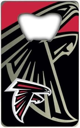 Atlanta Falcons Heavy Duty Metal Bottle Opener Credit Card Size 2 x 3.25 Inch