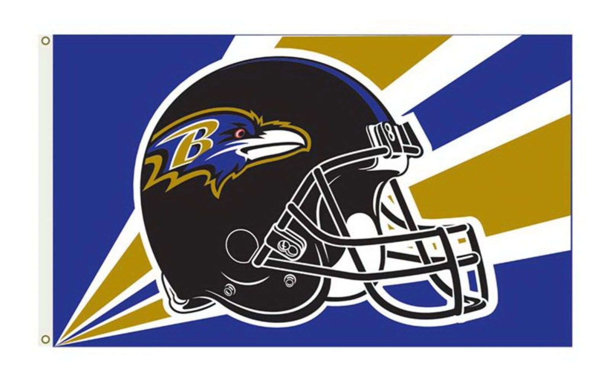 Baltimore Ravens 3 Ft. X 5 Ft. Flag W/Grommetts 1