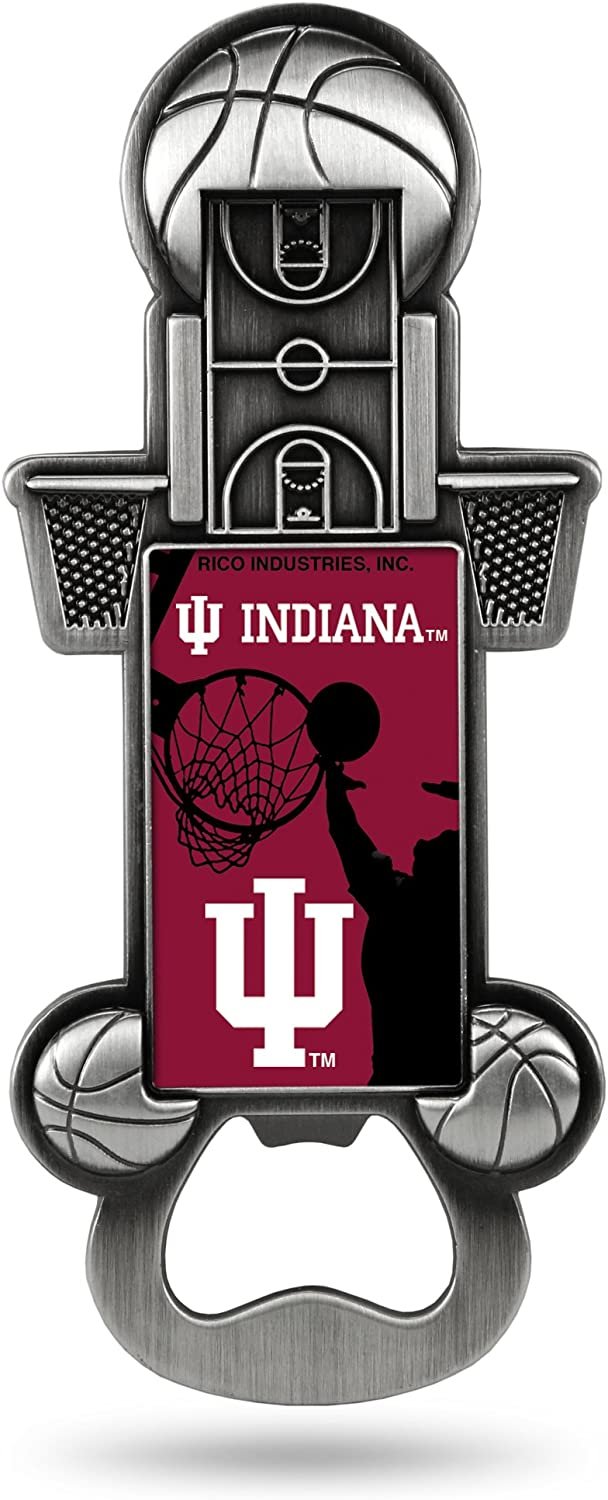 Indiana University Hoosiers Magnetic Metal Bottle Opener Party Starter 1