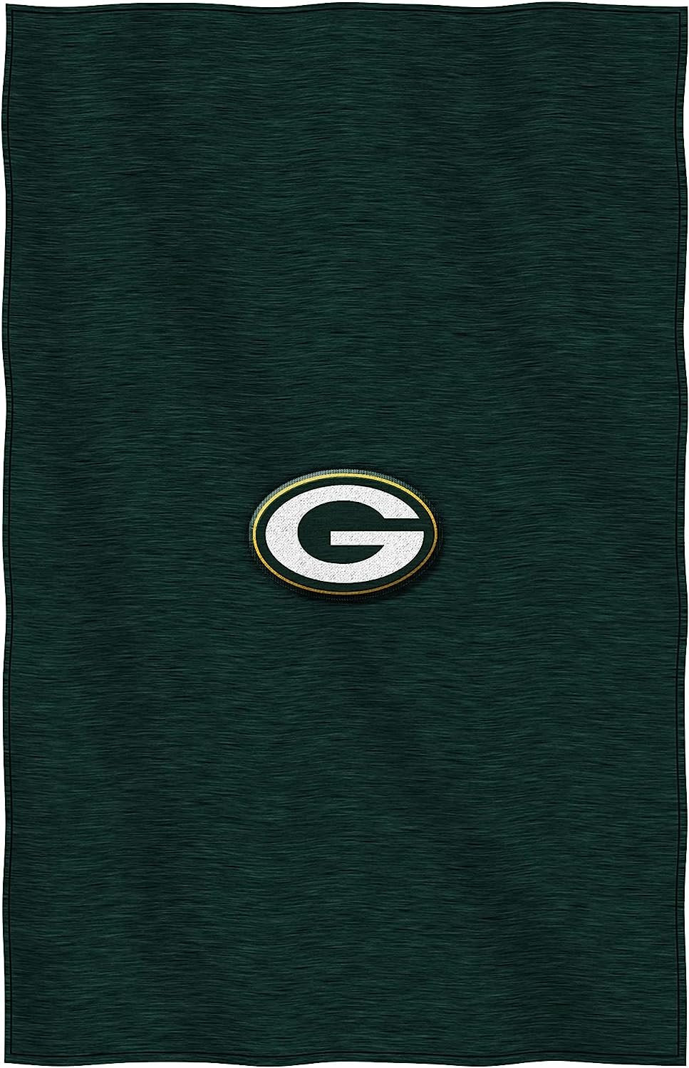 Green Bay Packers Throw Blanket, Sweatshirt Design, Embroidered Logo, Dominate Style, 54x84 Inch 1