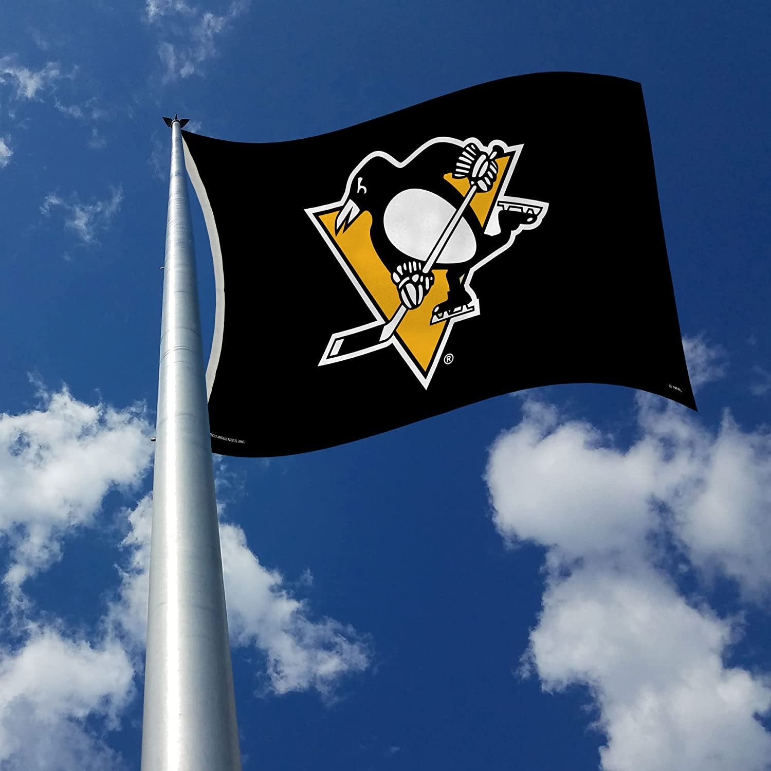 Pittsburgh Penguins 3x5 Feet Premium Flag Banner with Metal Grommets Outdoor 3