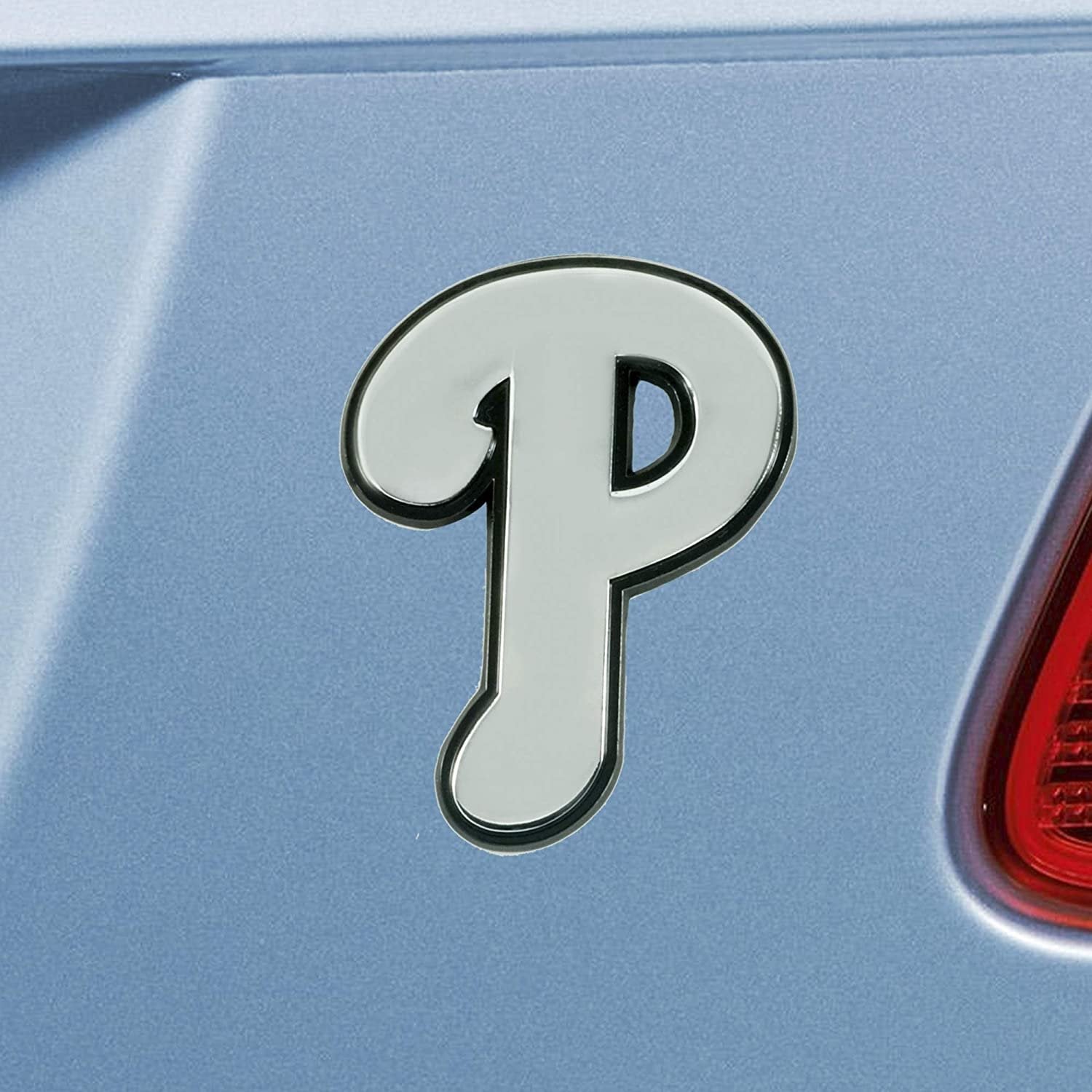 Philadelphia Phillies Solid Metal Raised Auto Emblem Decal Adhesive Backing 2