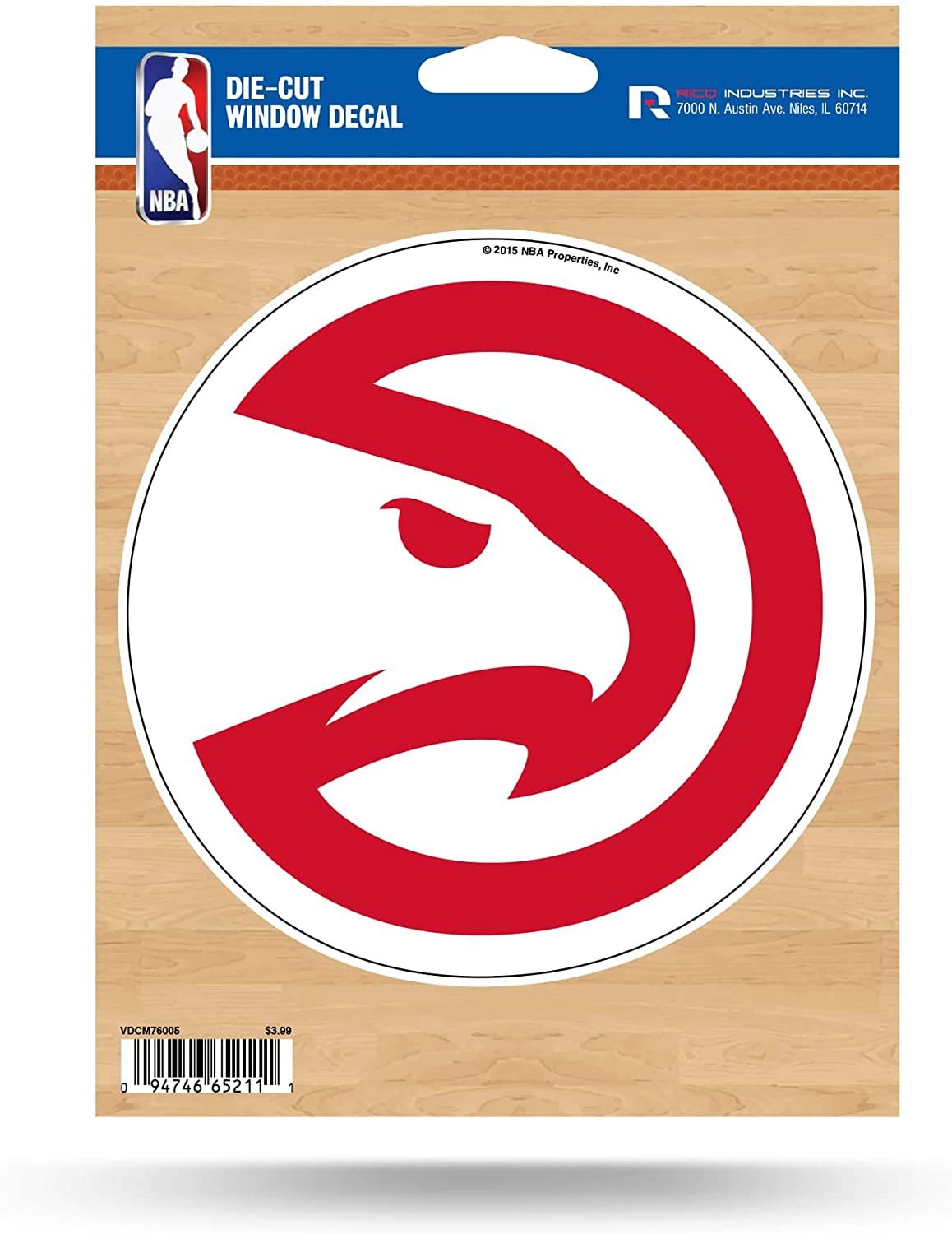 Atlanta Hawks 5 Inch Decal Sticker Die Cut Flat Vinyl