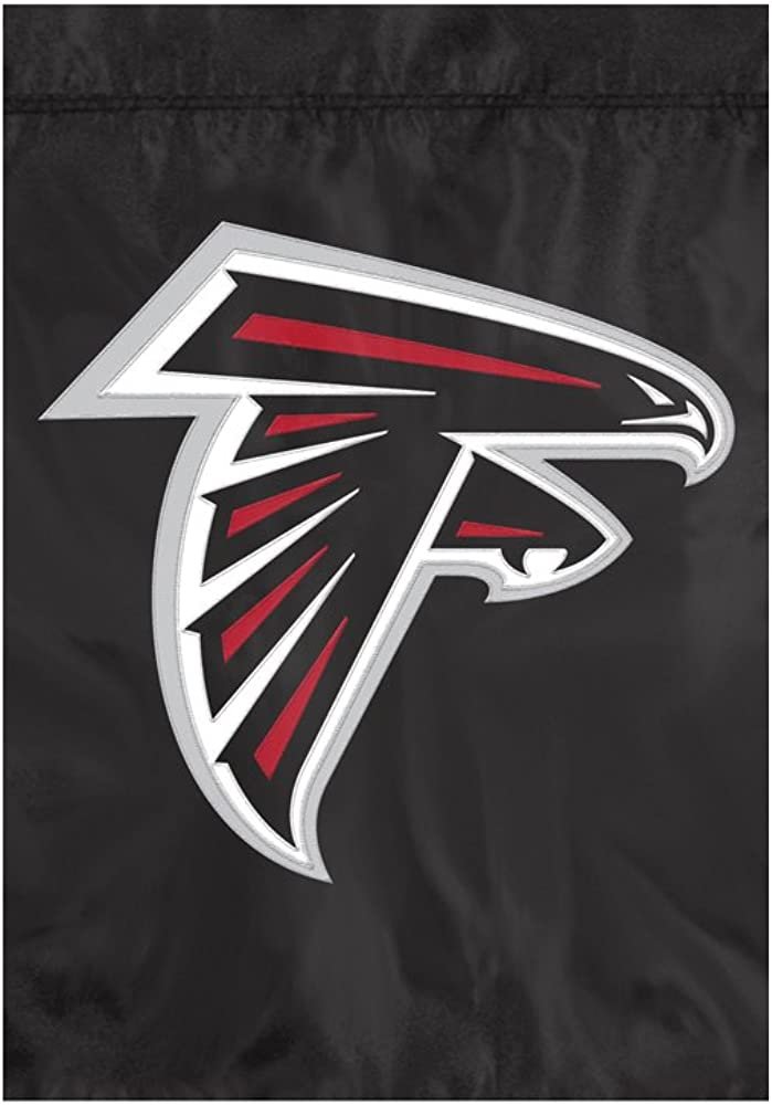 Atlanta Falcons Premium Garden Flag Banner Applique Embroidered 12.5 x 18 Inches
