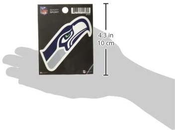 Seattle Seahawks 3 Inch Decal Sticker Flat Vinyl Full Adhesive Backing 5