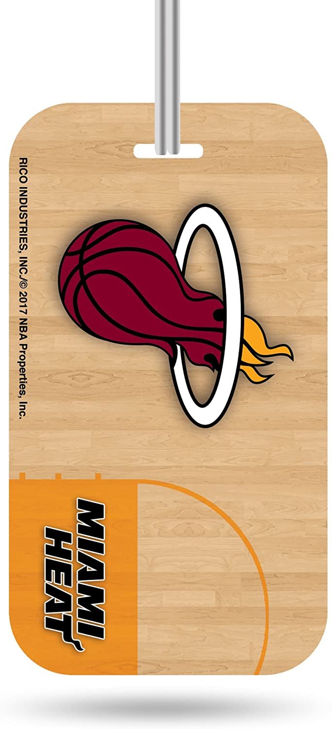 Miami Heat Team Luggage Tag Plastic 1