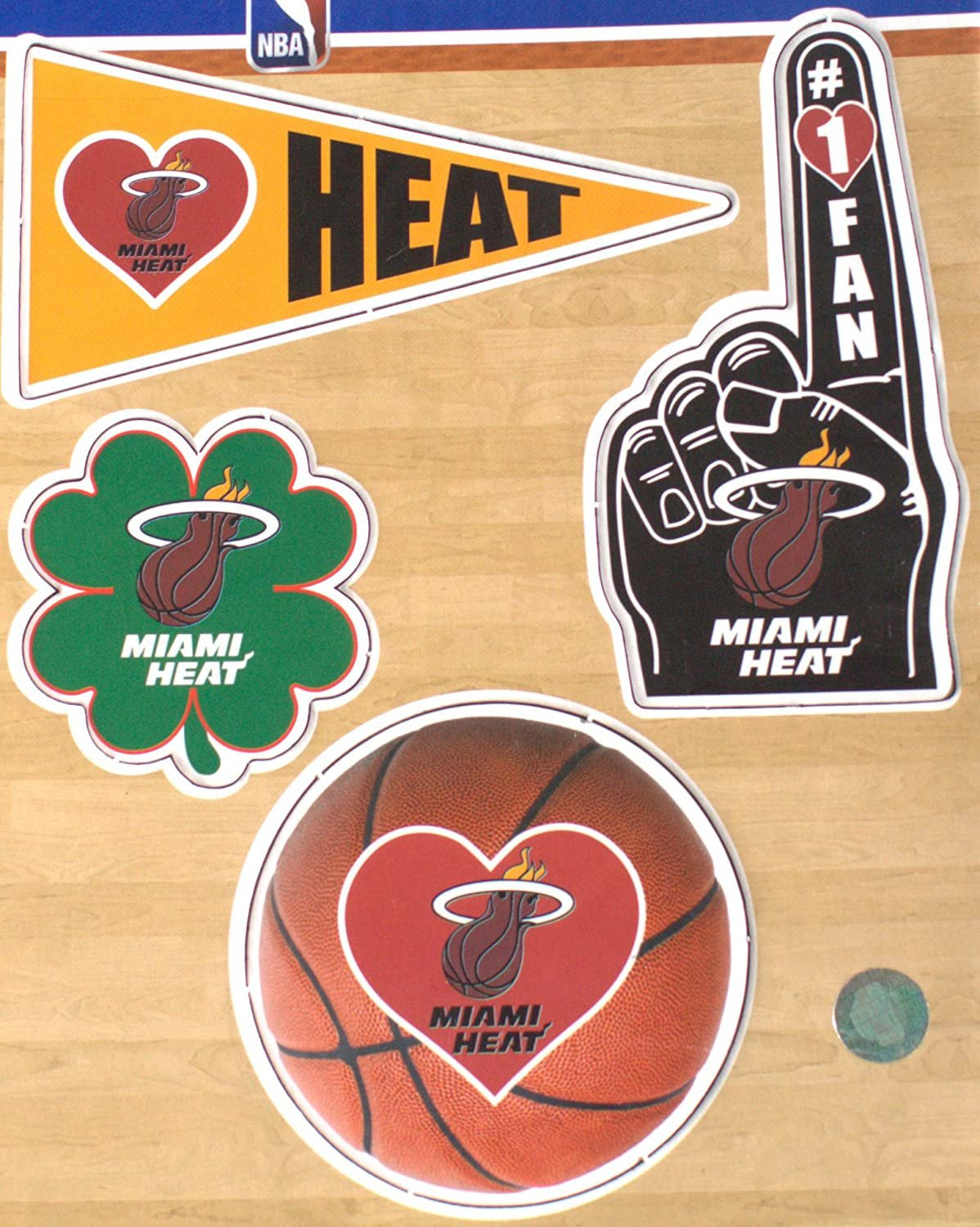 Miami Heat 4 Pack Magnet Set 1