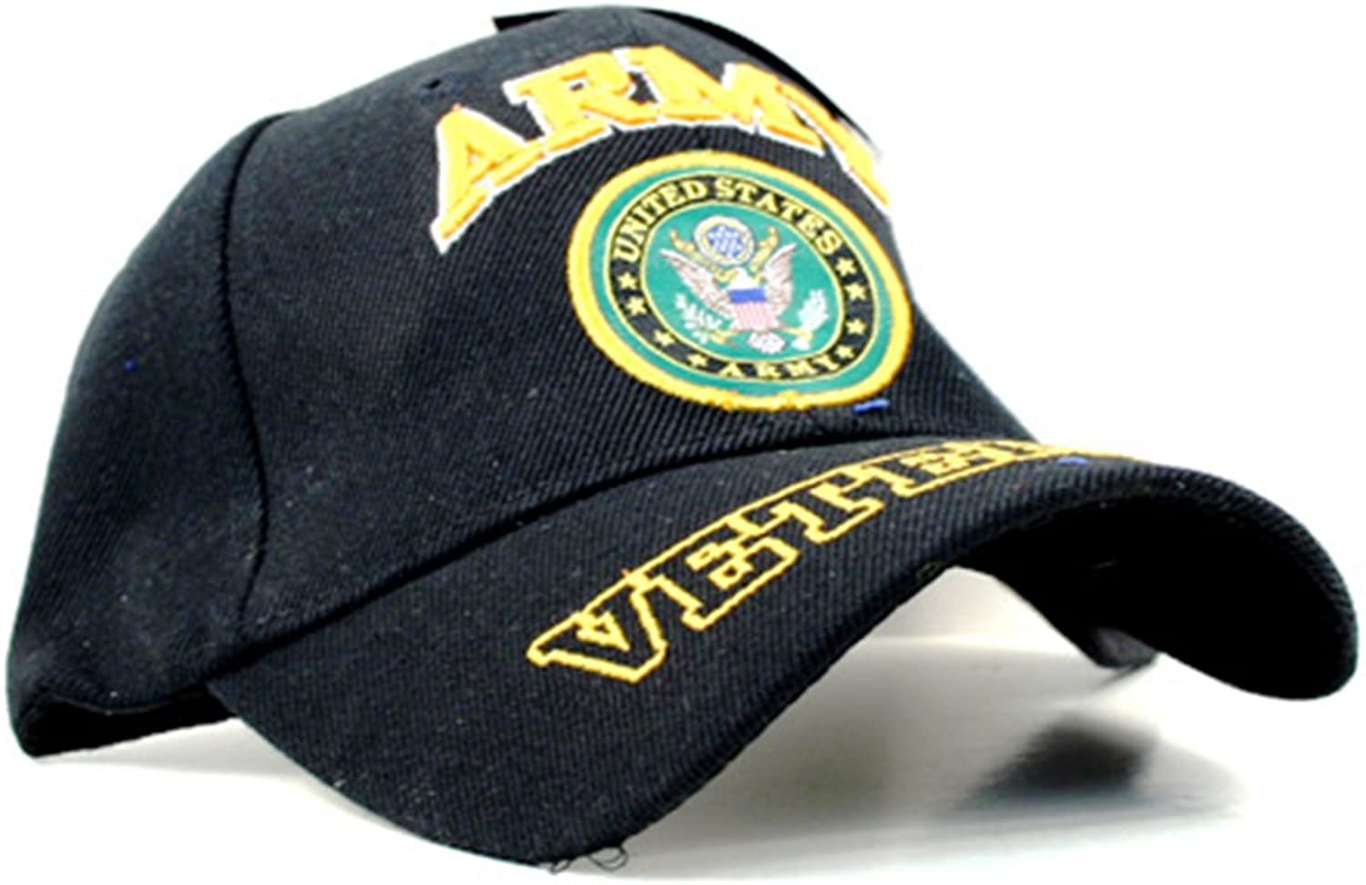 Army Veteran Logo Premium Embroidered Baseball Cap Hat United States Military