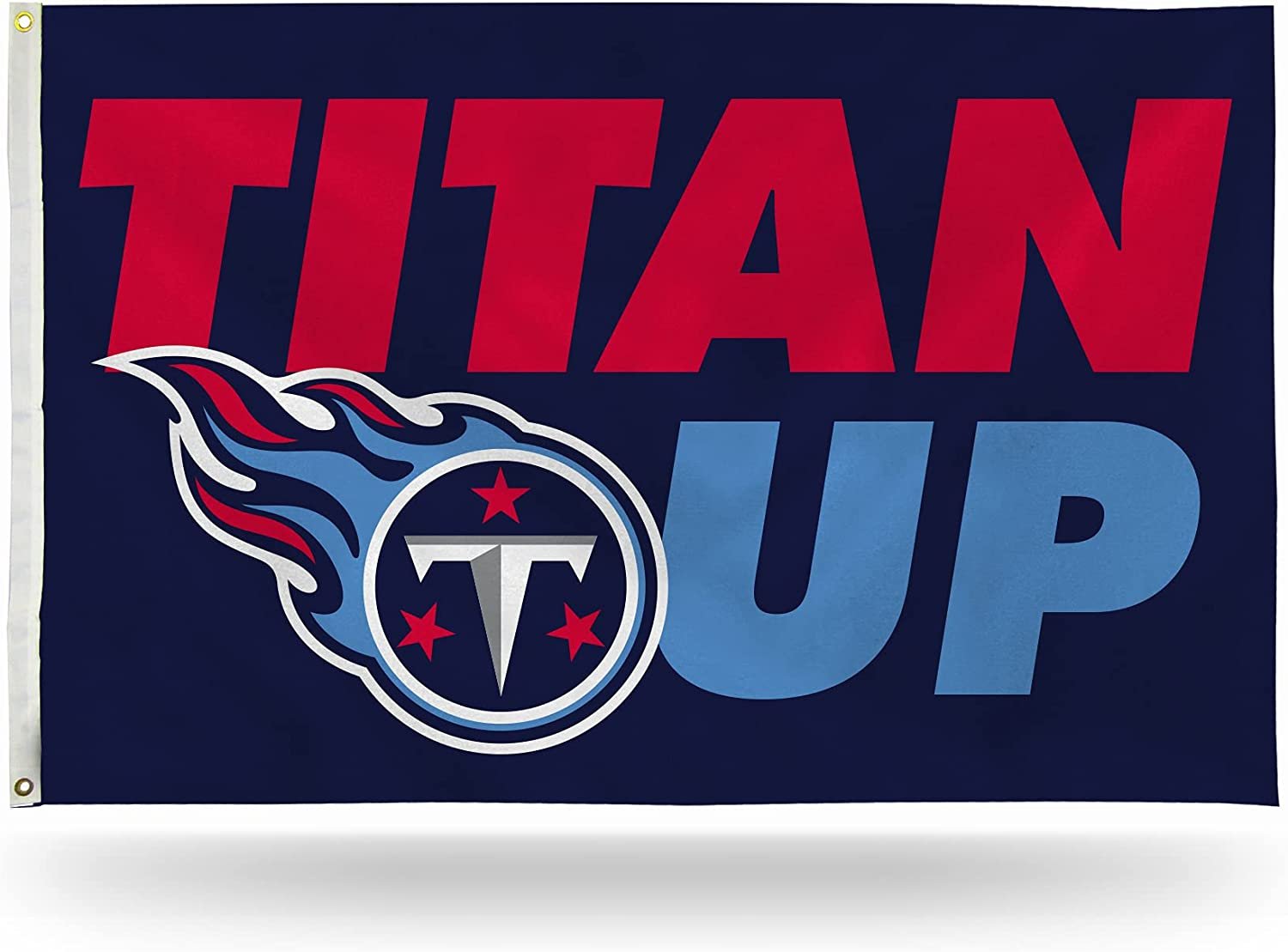 Tennessee Titans 3x5 Foot Banner Flag Single Sided Indoor Outdoor Metal Grommets 1