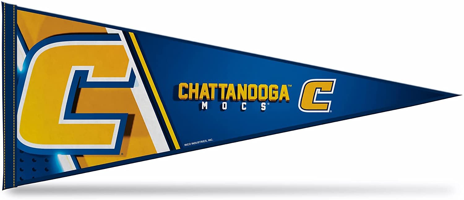 University of Tennessee Chattanooga Mocs Soft Felt Pennant, 12x30 Inch 1