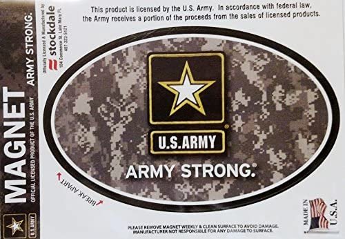Army 5"x7" Vinyl Magnet Heavy Duty Auto Home United States Military