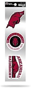 Arkansas Razorbacks 3 Piece Retro Spirit Decals Premium Throwback Stickers