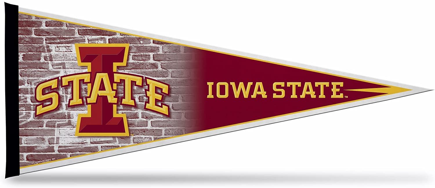 Iowa State University Cyclones Soft Felt Pennant, I logo Design, 12x30 Inch, Easy To Hang 1