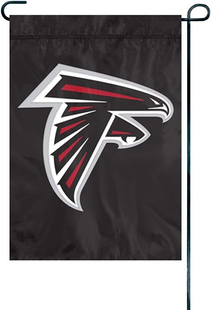 Atlanta Falcons Premium Garden Flag Banner Applique Embroidered 12.5 x 18 Inches