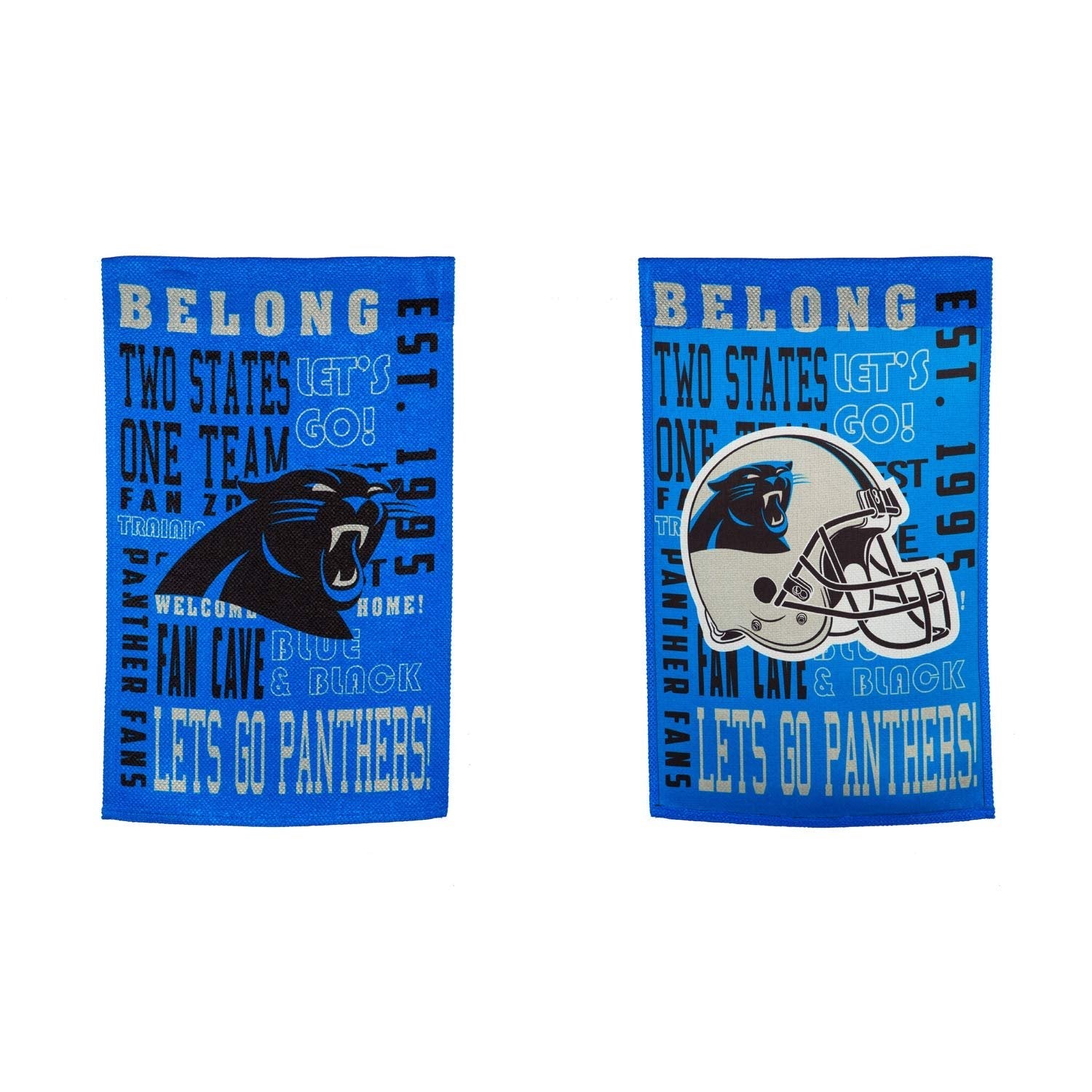 Carolina Panthers Premium Garden Flag Banner, Double Sided, Fan Rules, 13x18 Inch 1
