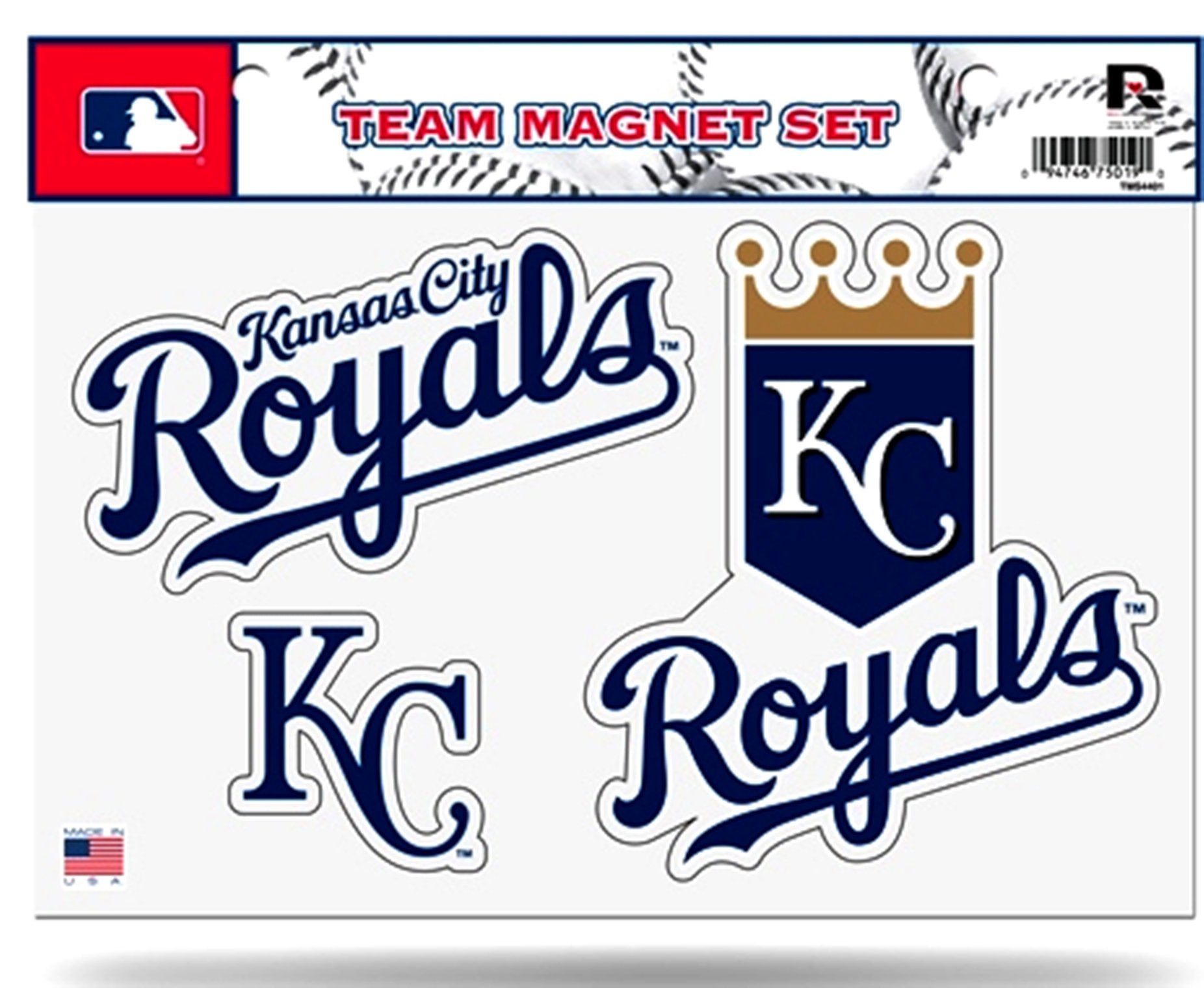 Kansas City Royals Multi Magnet Set 8.5x11 Inch Sheet Die Cut Auto Home 1