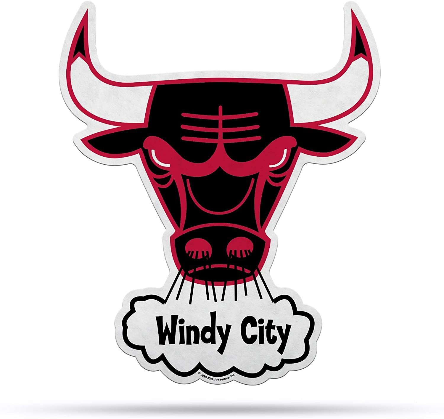 Chicago Bulls 18" Retro Logo Pennant Soft Felt 1