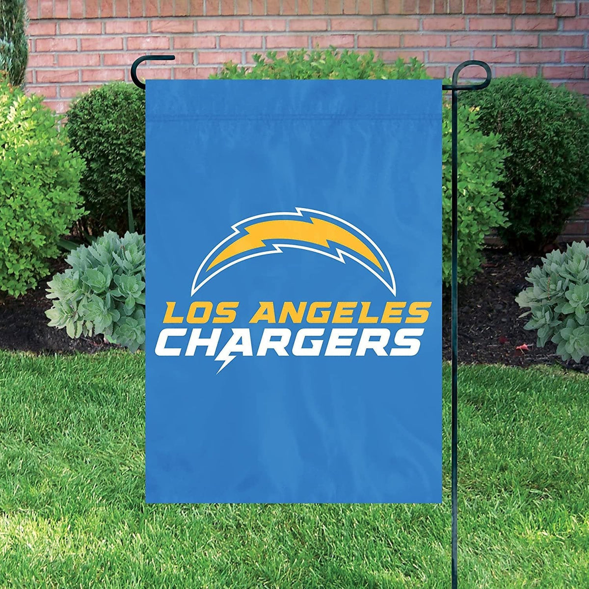 Los Angeles Chargers Premium Garden Flag Banner Embroidered Applique 12x18 Inches 2