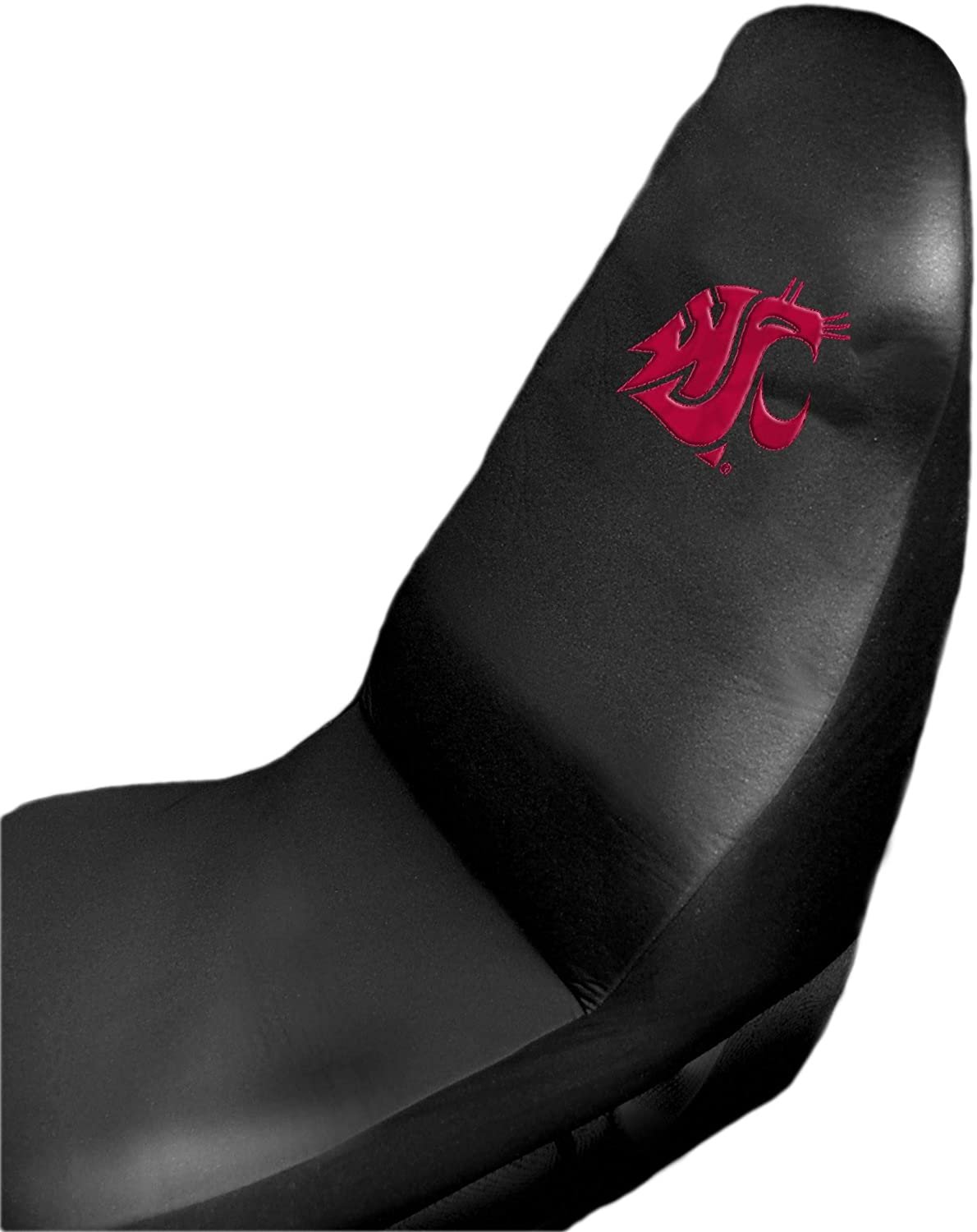 Washington State Cougars Bucket Auto Seat Cover 51x21 Inch Elastic 1