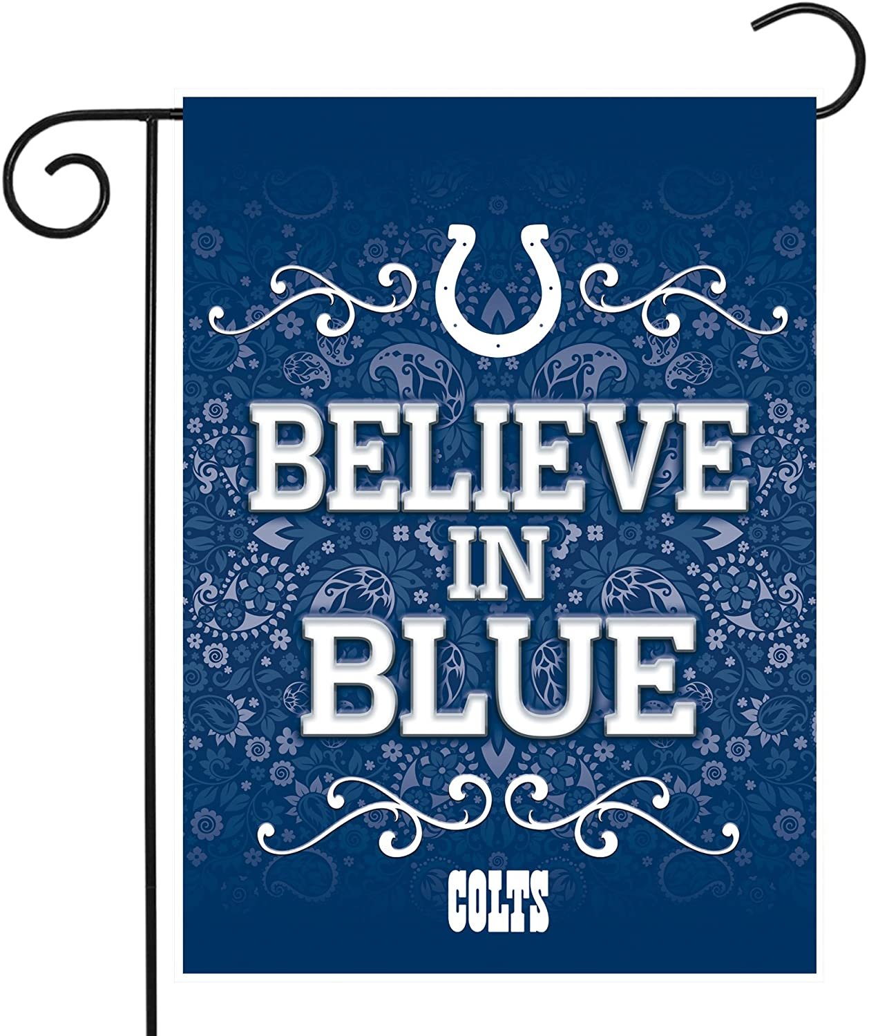 Indianapolis Colts Premium Garden Flag Banner, Double Sided, 13x18 Inch 1