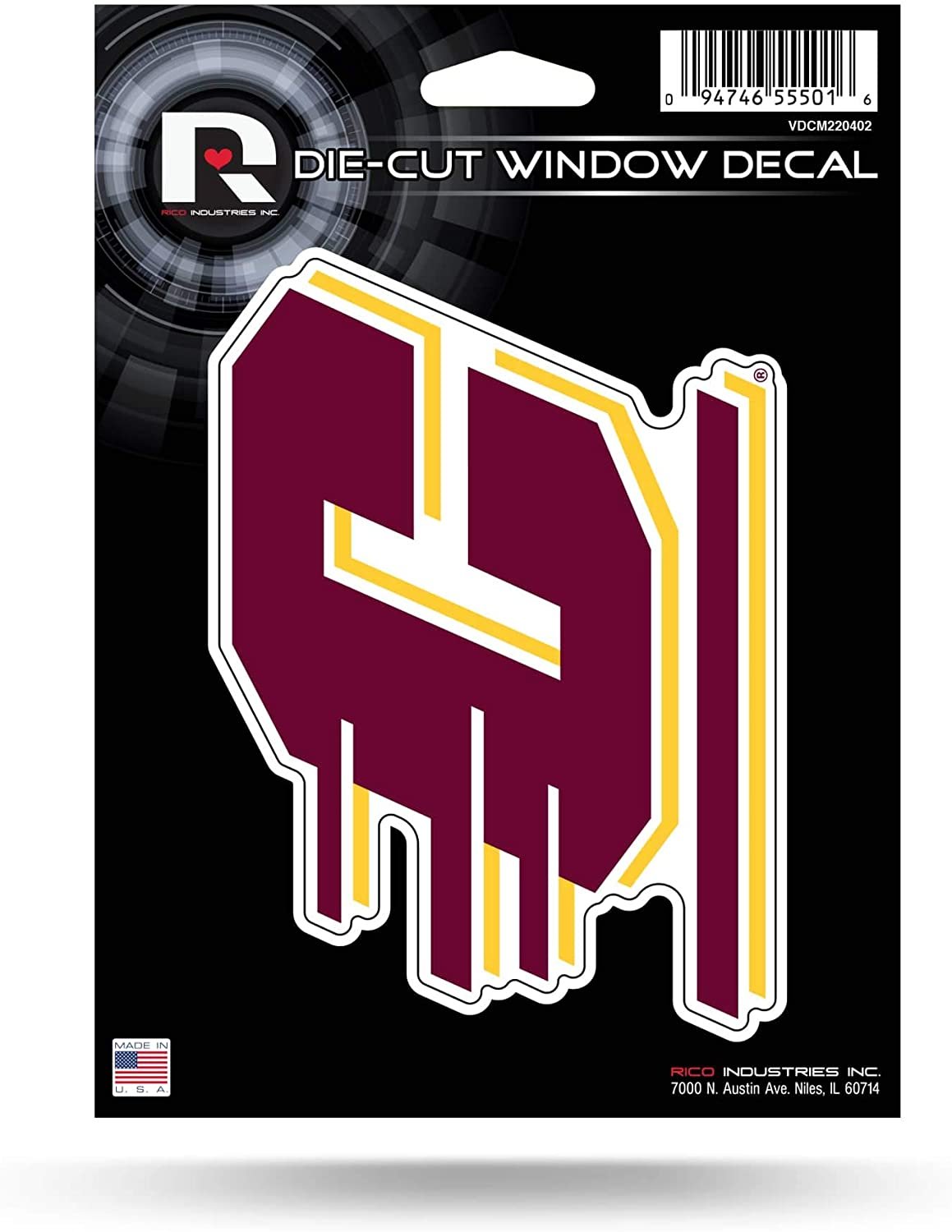 Central Michigan University Chippewas 5 Inch Die Cut Flat Vinyl Decal Sticker Adhesive Backing 1