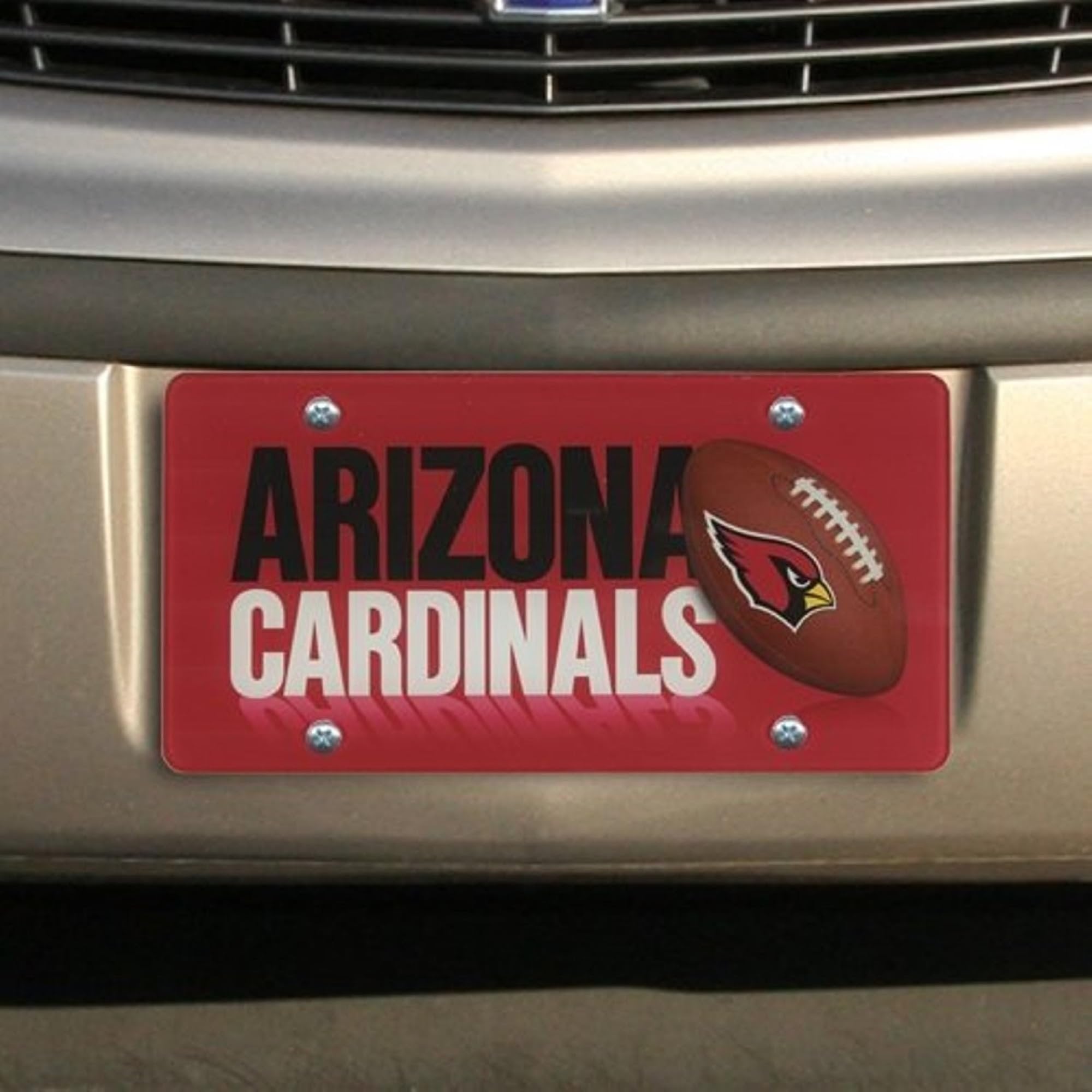 Arizona Cardinals Imprint License Plate - Red 1