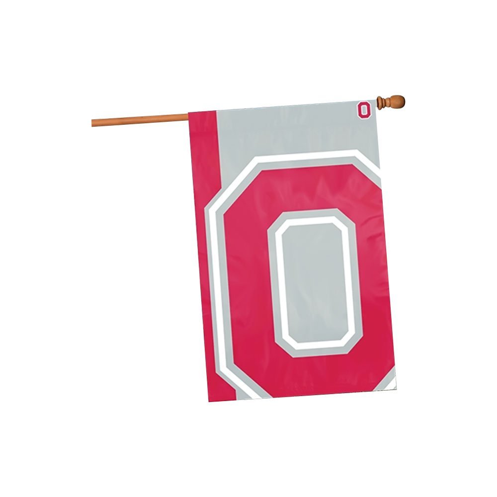 Ohio State University Buckeyes 2x3 Feet Banner Flag Bold Logo Design Single Sided