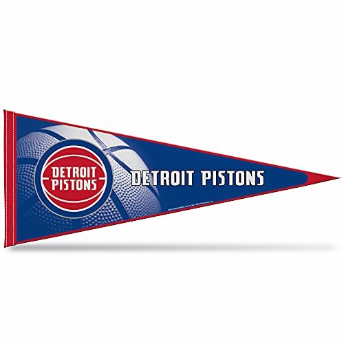 Detroit Pistons Pennant 12x30 Inch Soft Felt 5
