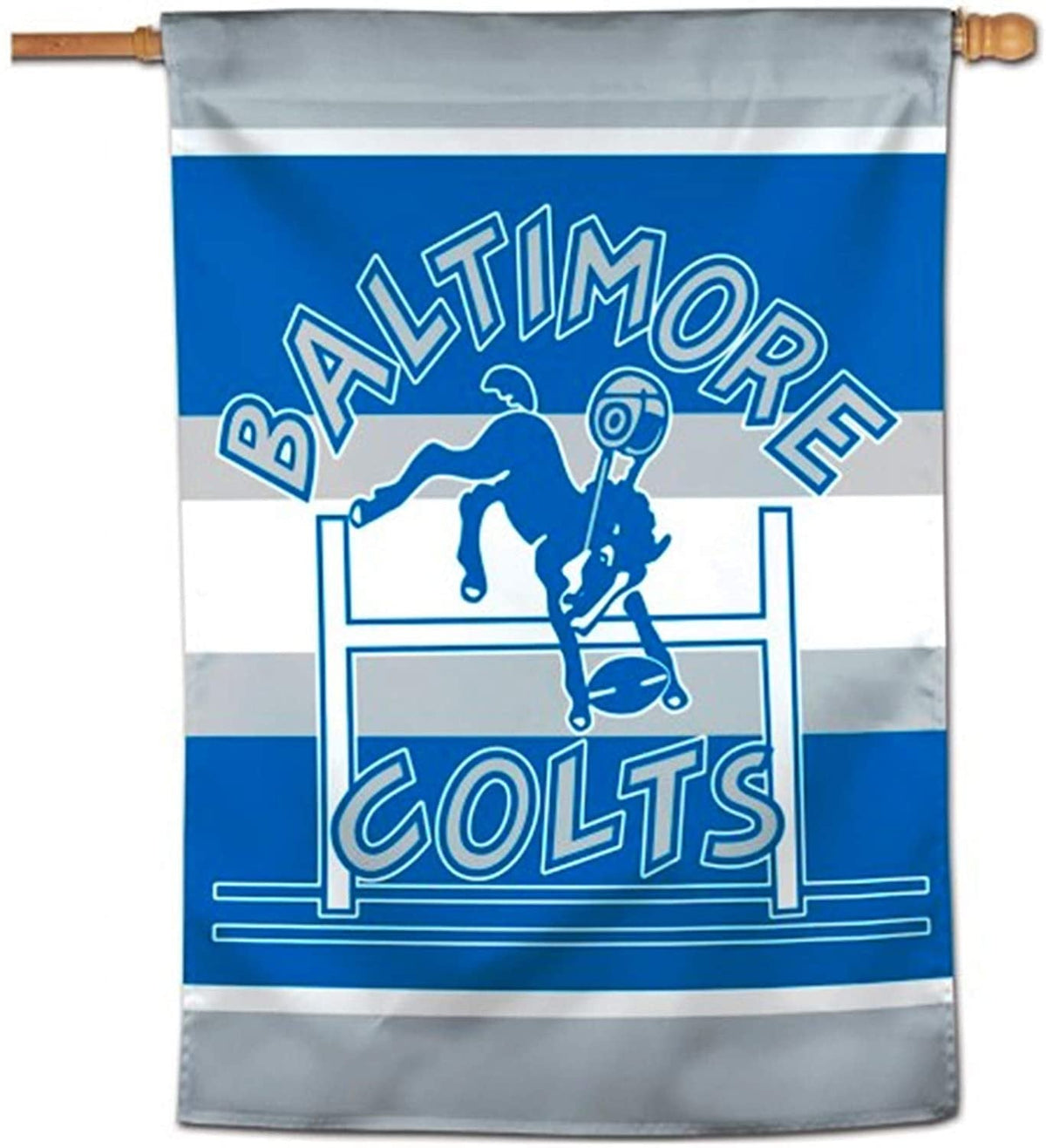 Indianapolis Colts Premium 28x44 Inch House Banner Flag, Retro Logo, Double Sided 1