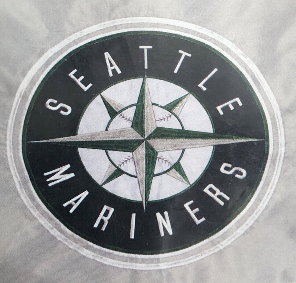 Seattle Mariners Premium Double Sided House Flag Banner, Applique Embroidered, 28x44 Inch 2