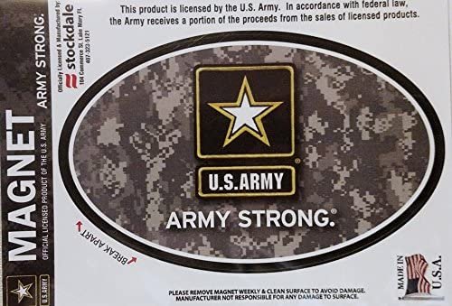 Army 5"x7" Vinyl Magnet Heavy Duty Auto Home United States Military
