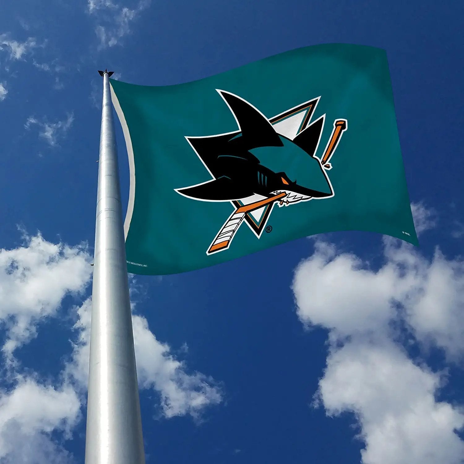 San Jose Sharks 3x5 Feet Premium Flag Banner with Metal Grommets Outdoor 3