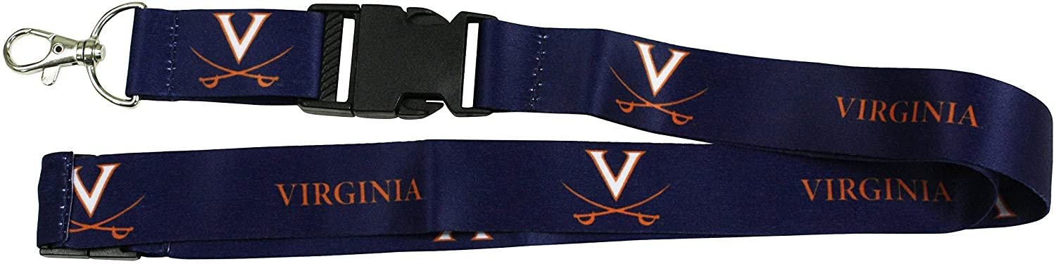 University of Virginia Cavaliers Lanyard Keychain Double Sided Breakaway Safety Design Adult 18 Inch 1