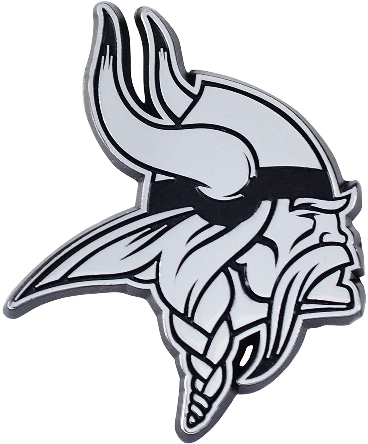 Minnesota Vikings Solid Metal Raised Auto Emblem Decal Adhesive Backing 1