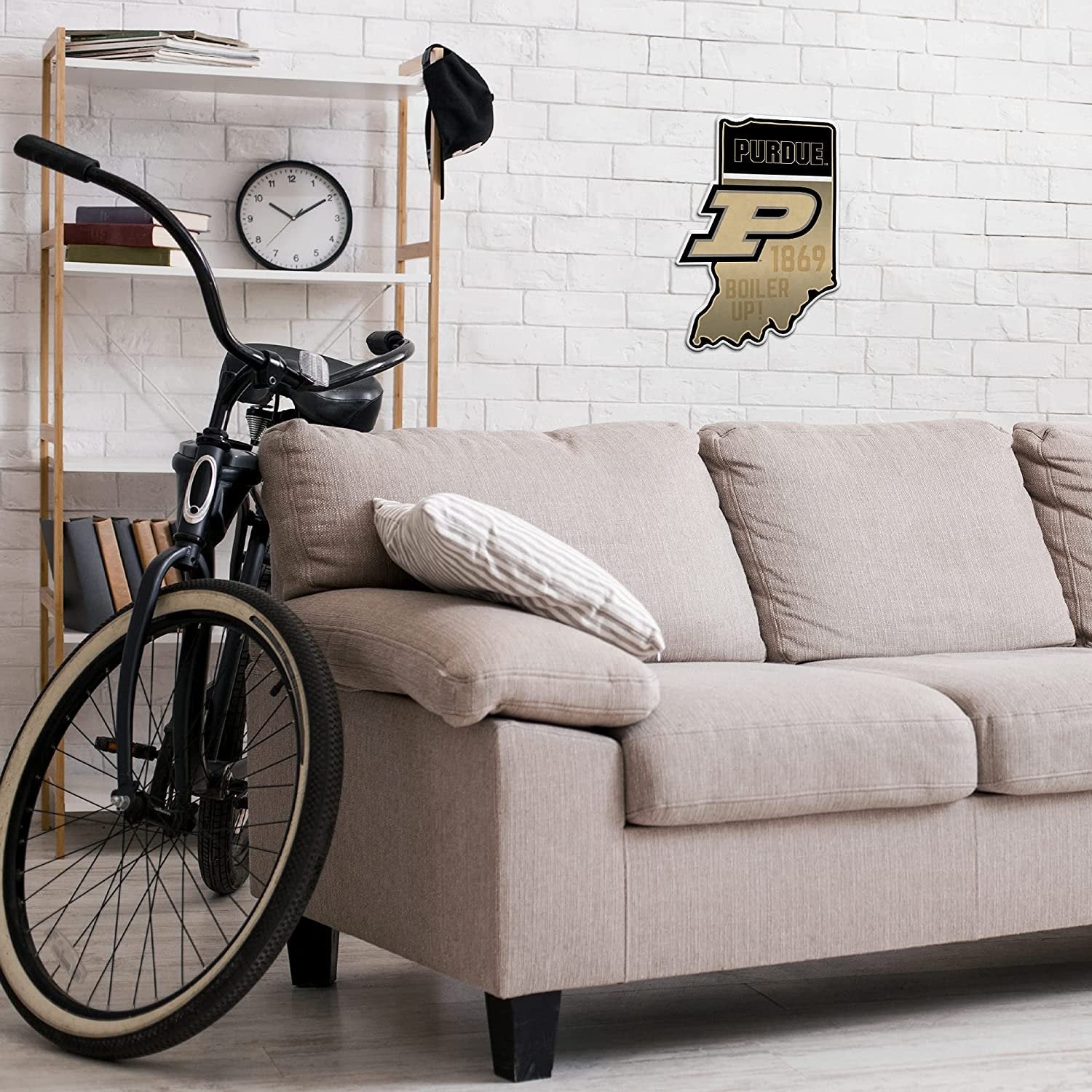 Purdue Boilermakers Pennant State Shape 18 Inch Soft Felt University of