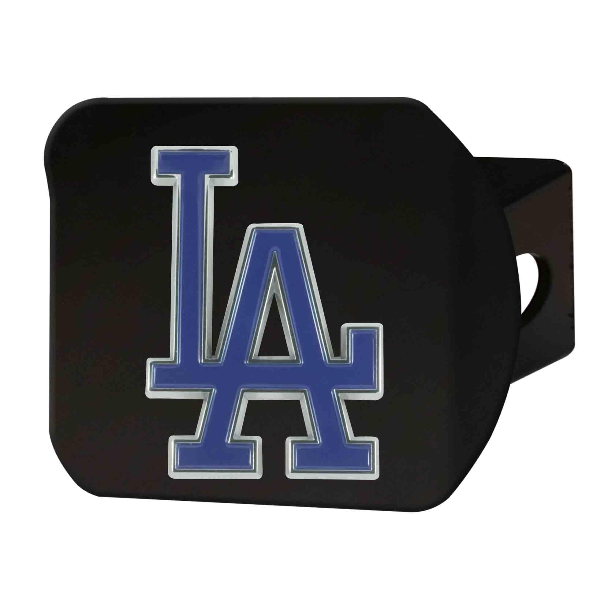 FANMATS 26621 Los Angeles Dodgers Color Hitch Cover - Black