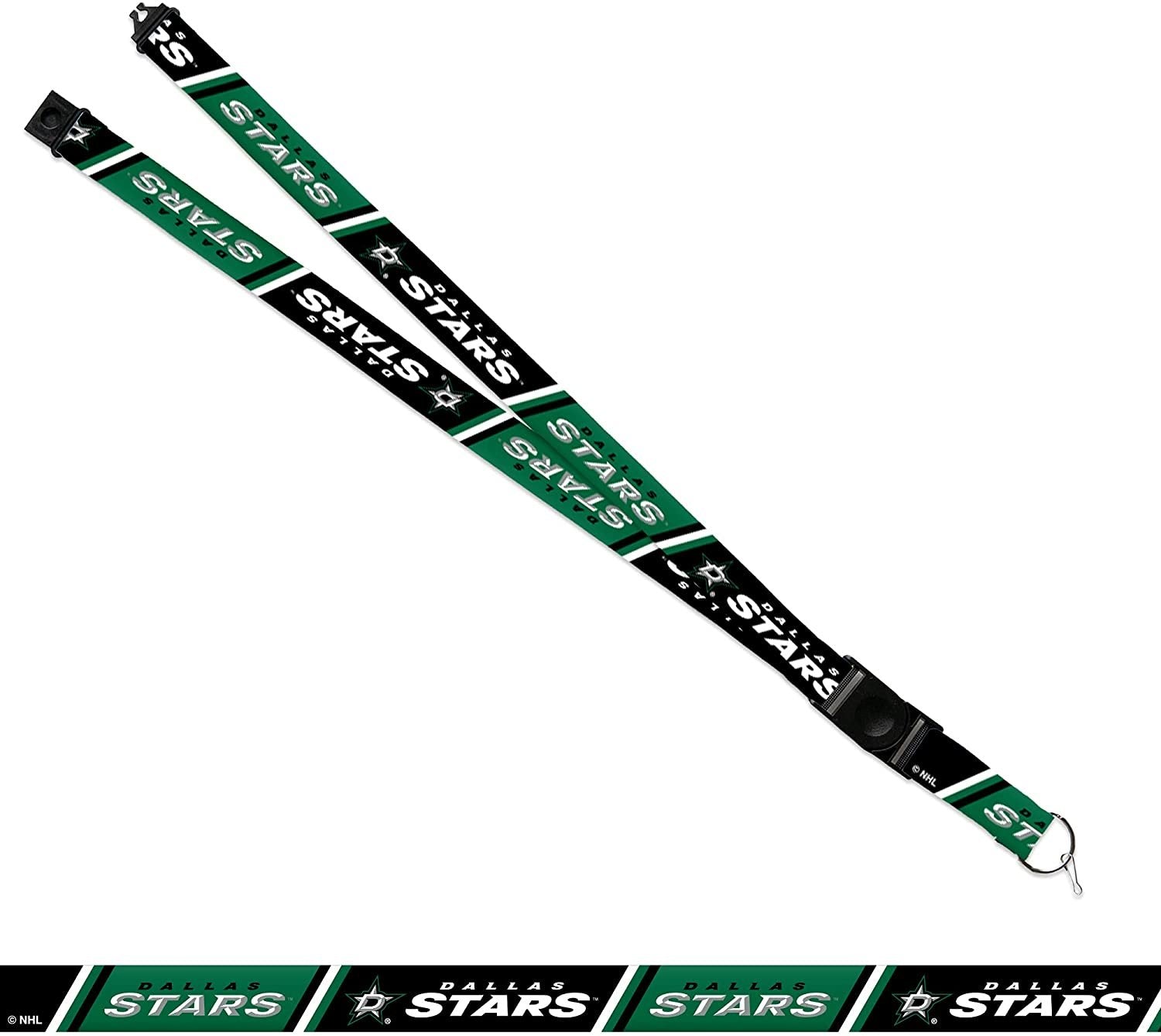Dallas Stars Lanyard Keychain Safety Breakaway Double Sided