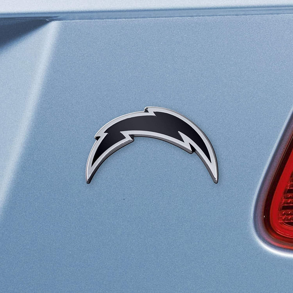 Los Angeles Chargers Solid Metal Raised Auto Emblem Decal Adhesive Backing