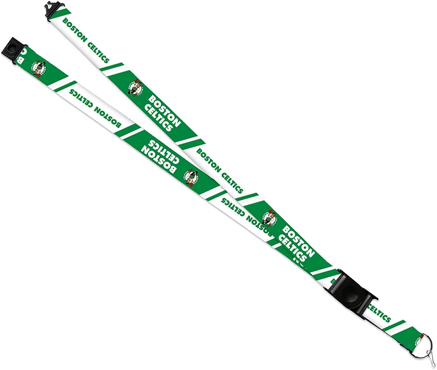Boston Celtics Premium Lanyard Keychain 18 Inch Button Clip Safety Breakaway 1