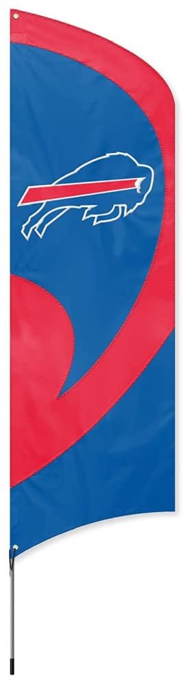 Buffalo Bills Tall Team Flag Tailgating Flag Kit 8.5 x 2.5 feet with Pole 1