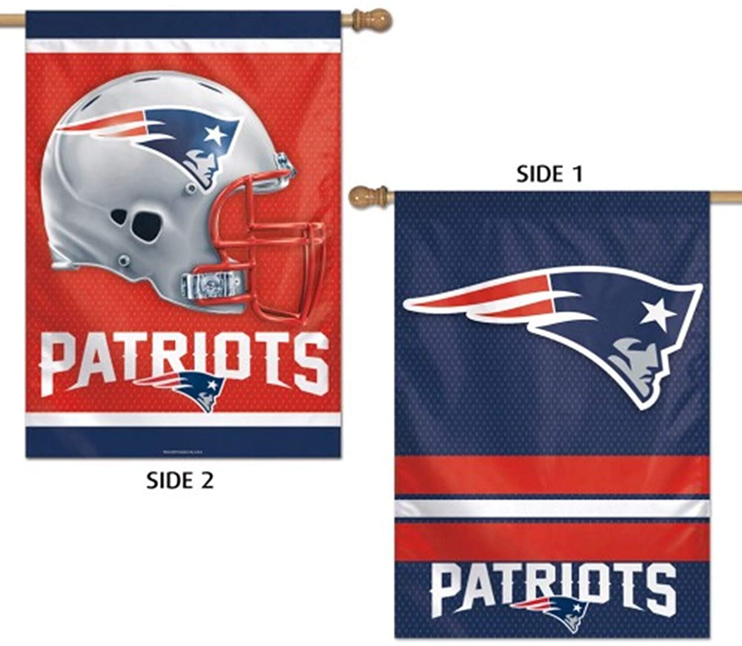 New England Patriots Premium 2-Sided 28x40 Inch Banner Outdoor House Flag Football 1