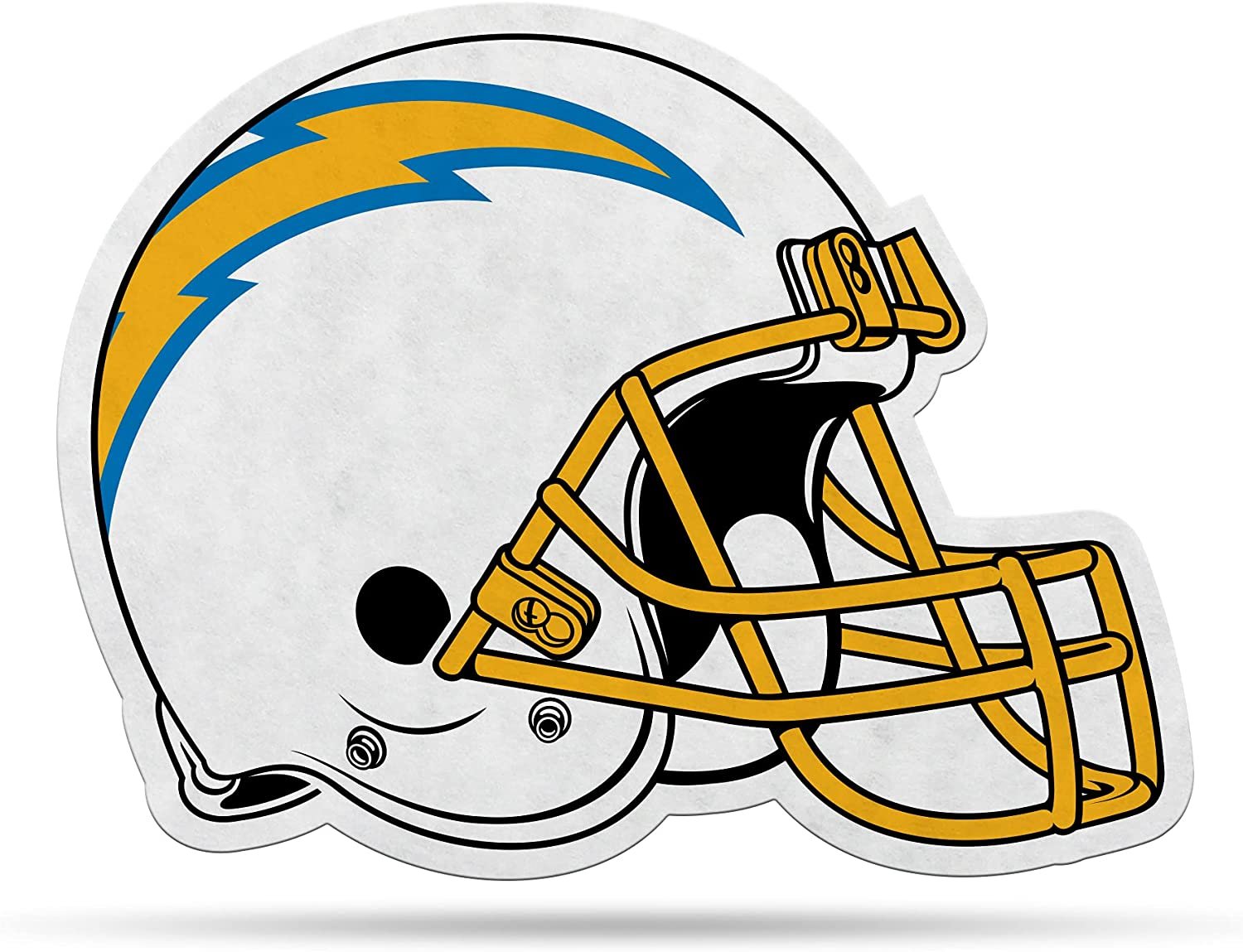 Los Angeles Chargers Soft Felt Pennant, 18 Inch, Helmet Shape, Easy to Hang, Home or Office 1