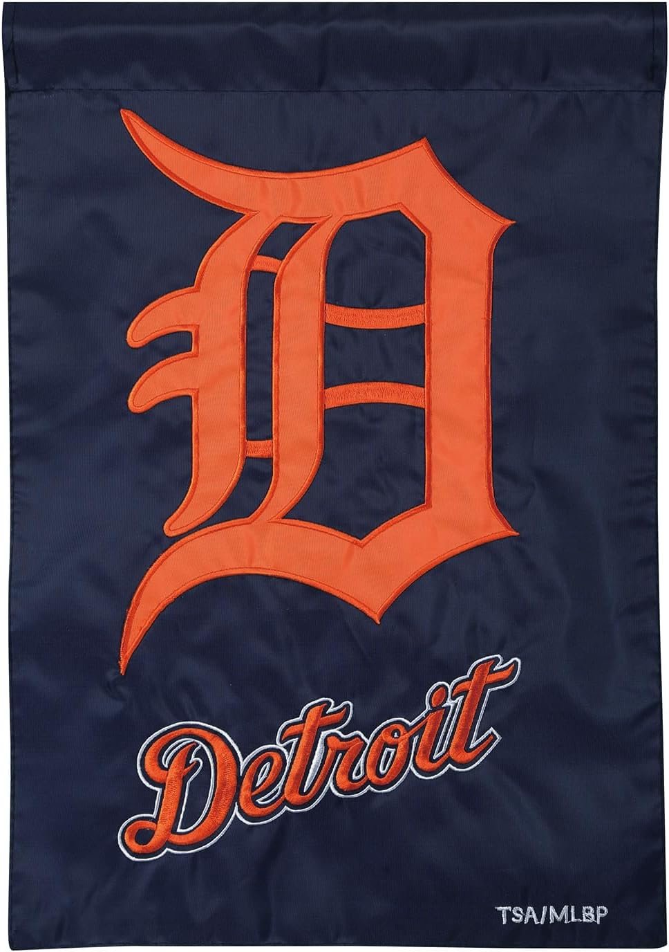 Detroit Tigers Premium Double Sided Garden Flag Banner, Applique Embroidered, 12.5x18 Inch 1