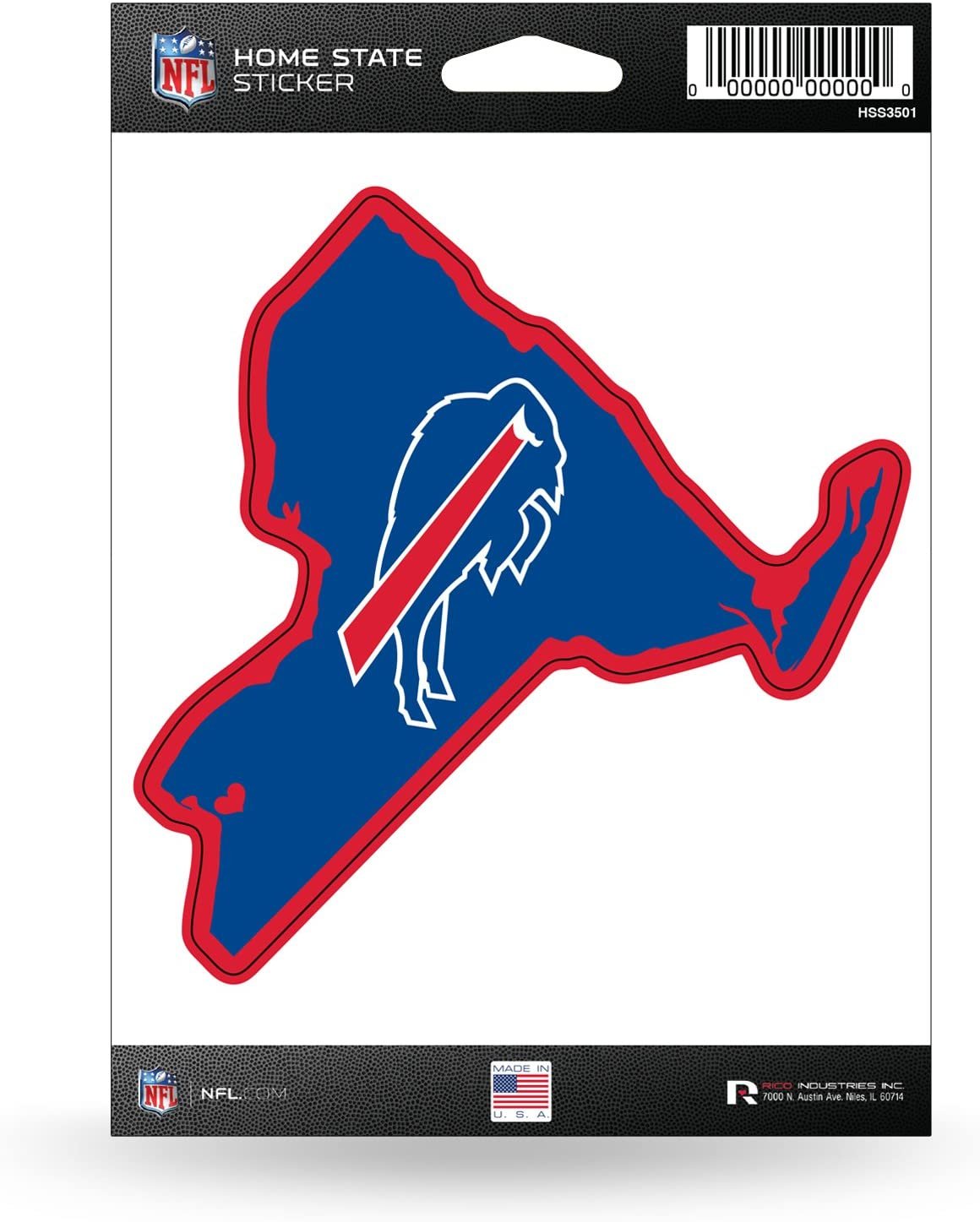 NFL Rico Industries Home State Sticker, Buffalo Bills 1