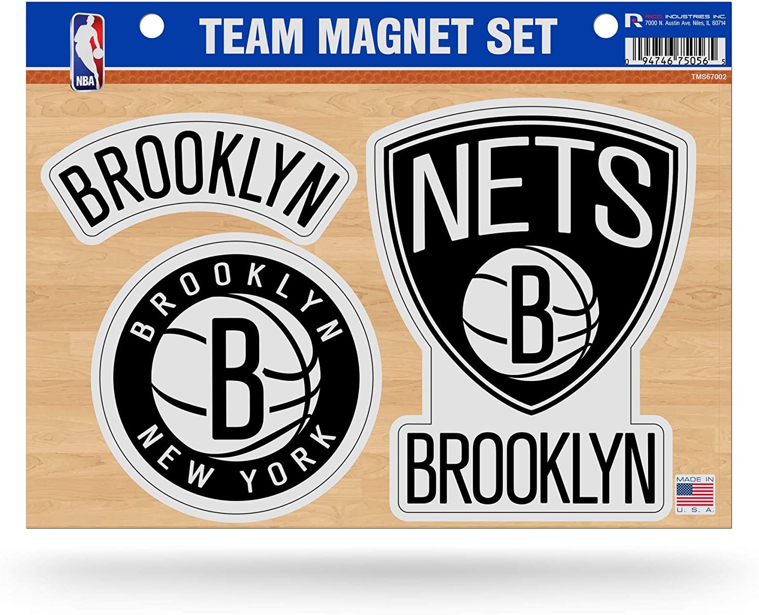 Brooklyn Nets Team Magnet Set 1